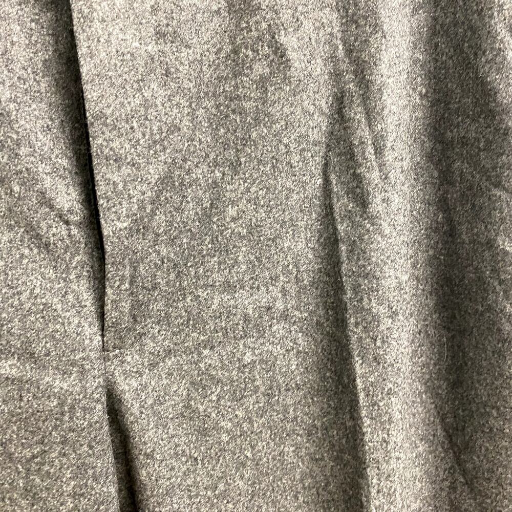 EPAULET Slim Fit Flat Front Wool Cuffed Tailored Dress Pants Gray Men's 44 - Picture 3 of 5